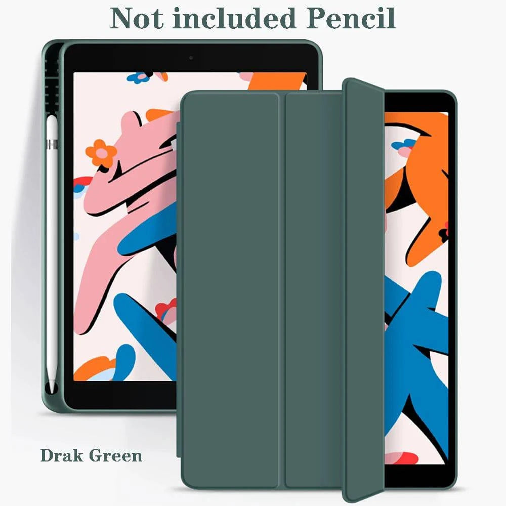LYNHURD! iPad Pro case for 13" and 11" models with pencil holder, featuring a sleek design and durable protection.
