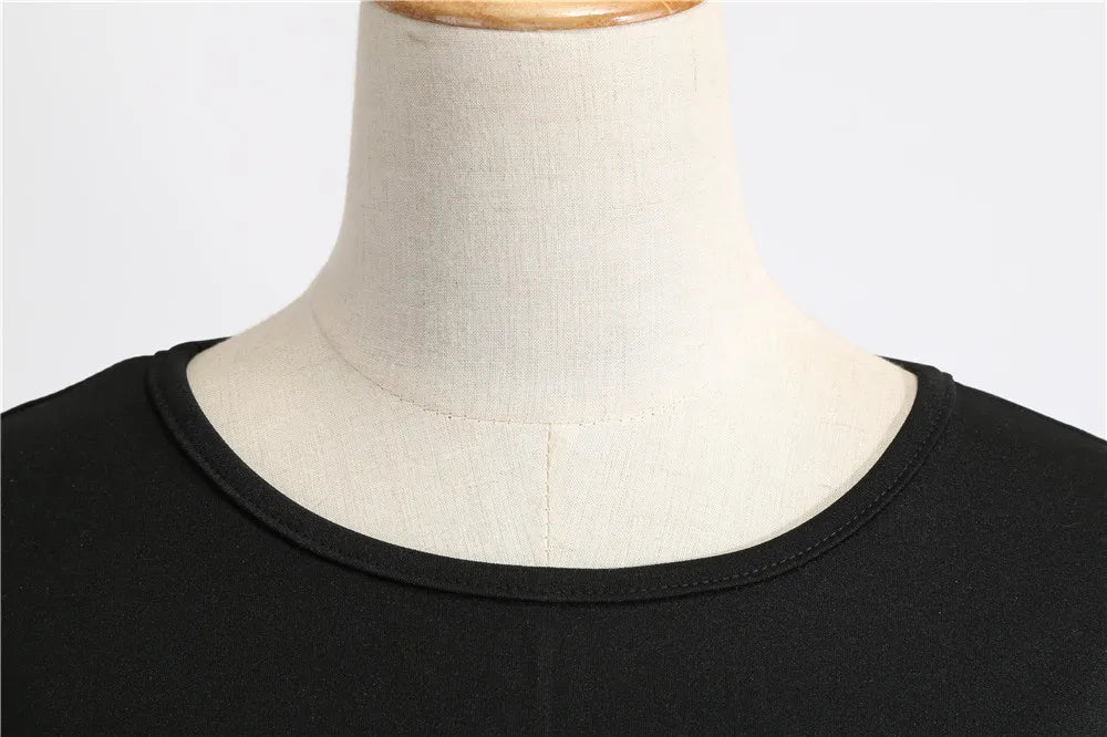 Women's Santa Claus Printed Christmas Costume Dress Long Sleeve Holiday Xmas Fancy Party Gown for Ladies