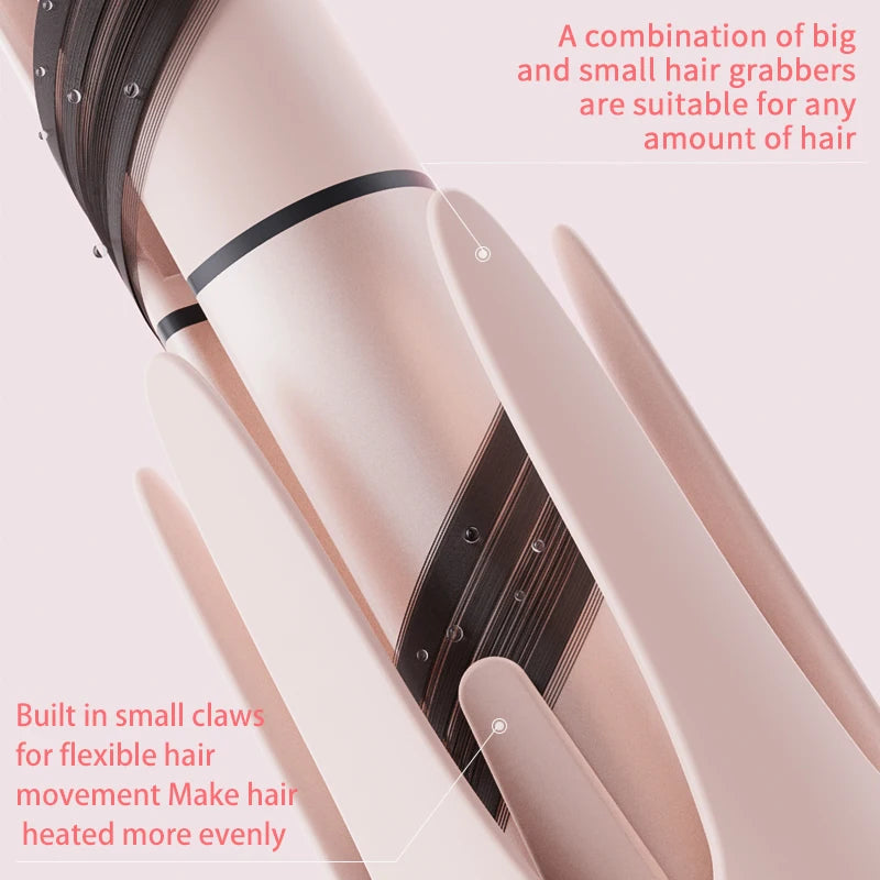 2025 4in1 New Smart Automatic Hair Curler Professional High Quality Oem Curling Iron Long Barrel Rotating Hair Curling Iron