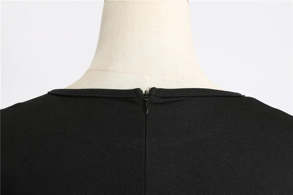 Women's Santa Claus Printed Christmas Costume Dress Long Sleeve Holiday Xmas Fancy Party Gown for Ladies