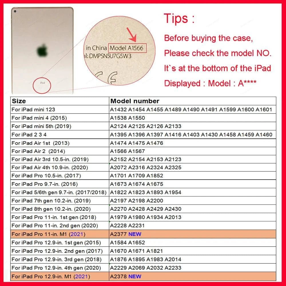 LYNHURD! iPad Pro 13 and 11 case with pencil holder, designed for 2020-2024 models and various iPad generations.