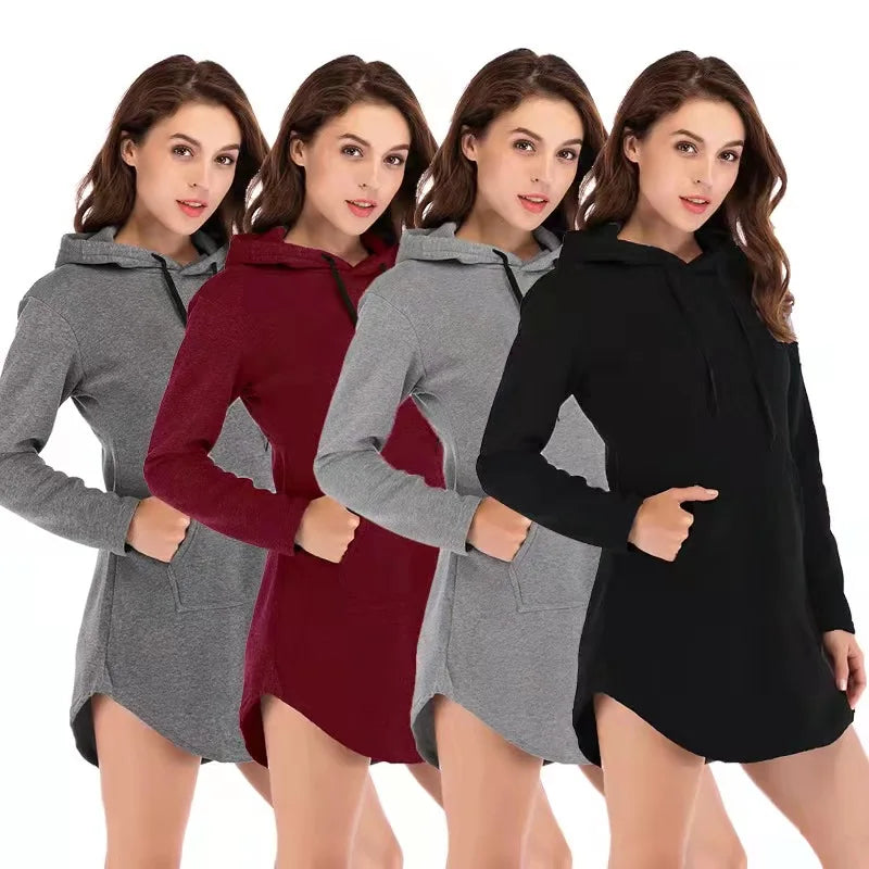 Women's Spring Autumn Hoodie Nurse's Sweater Sports Training Clothes