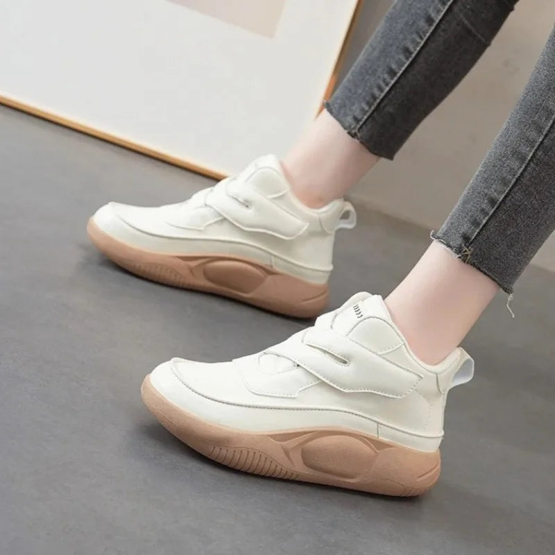 Women's Shoes Fashion High Top Casual Shoes High Quality Chunky Sneaker for Woman Comfort Soft Sole Walking Shoes Zapatos Mujer