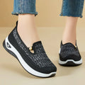 Women's shoes 2025 Spring and Autumn casual fashion soft sole lightweight single shoe women's breathable mother's shoes