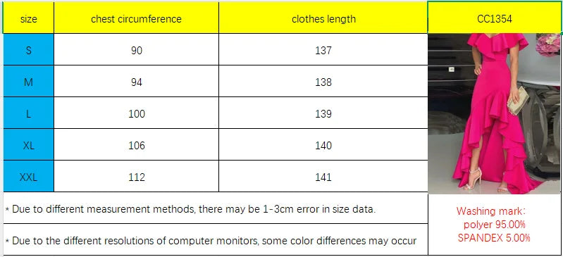 Beauty style elegant V-neck ruffled irregular elegant dress