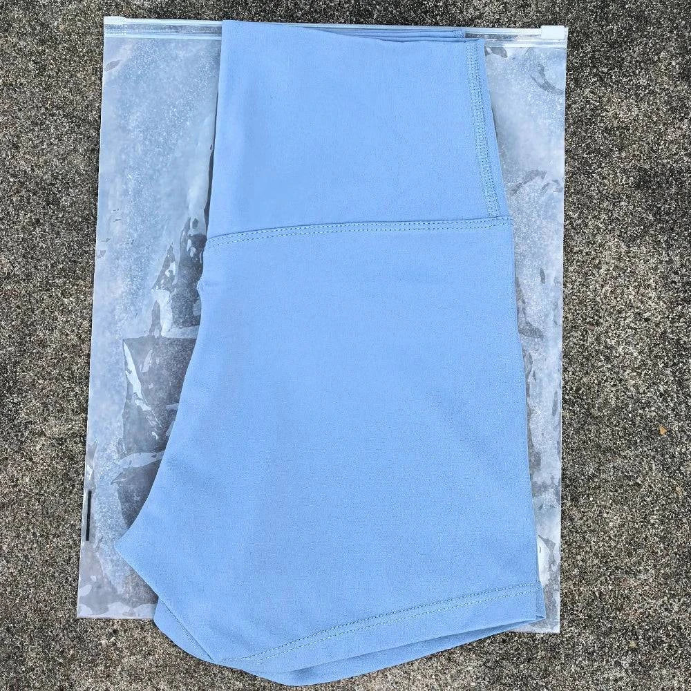 High waist yoga shorts by LYNHURD! in slim fit, designed for gym running and featuring a butt lift effect.