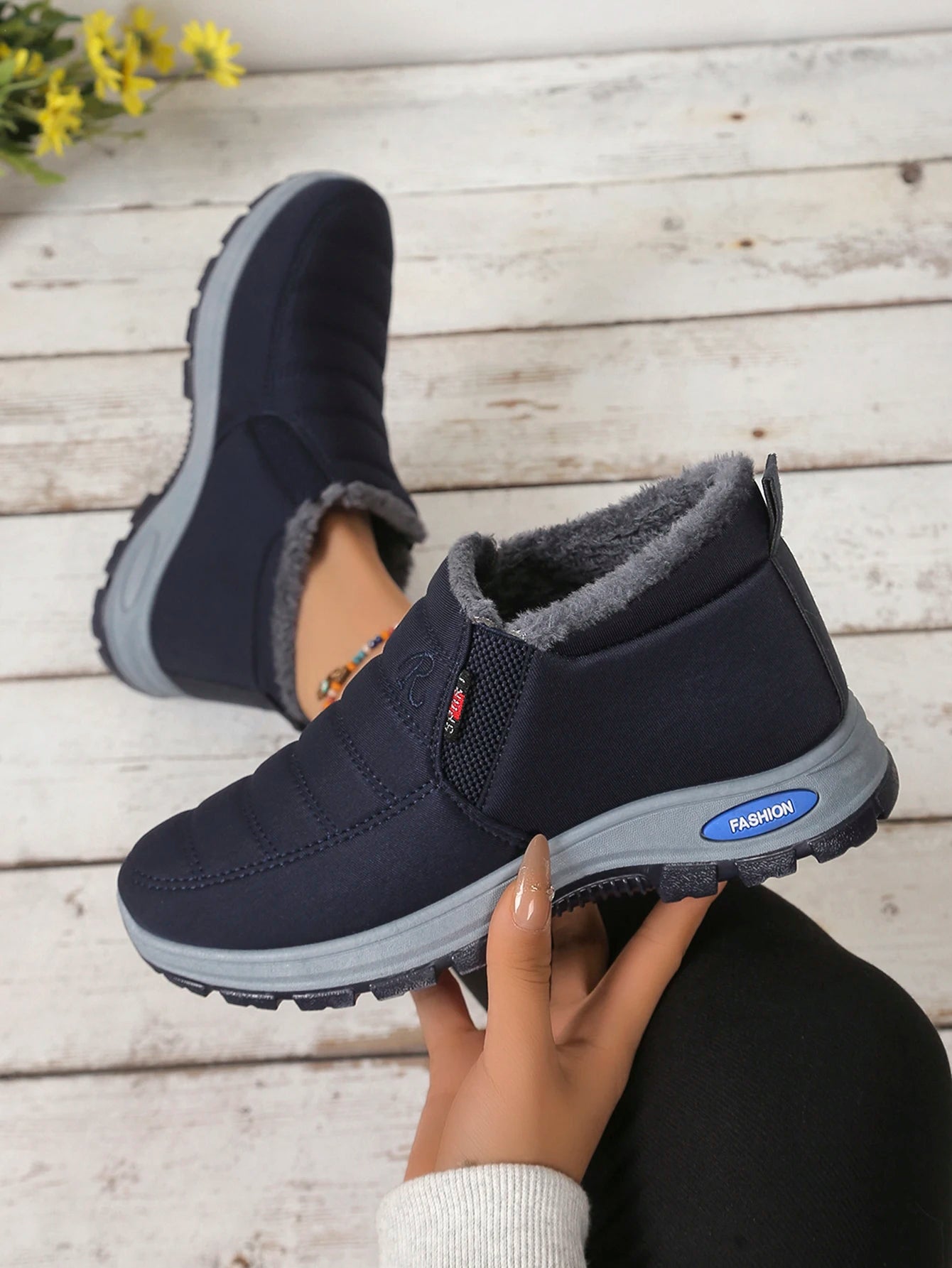 Women's shoes  Autumn witnter  Casual cotton Warm Wear Resistant Chunky Sole Affordable Free shipping