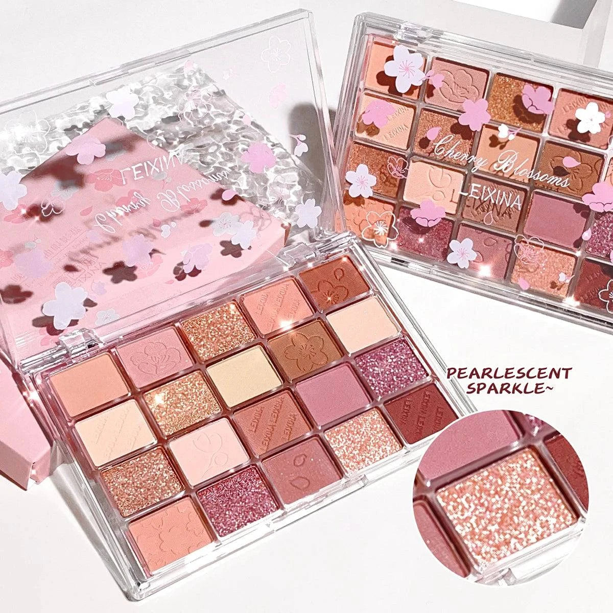 20-color eyeshadow palette by LYNHURD! featuring glitter, shimmer, and matte finishes in vibrant shades.