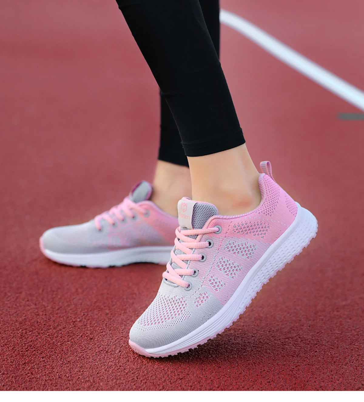 Women Sport Shoes Fashion Platform Sneakers Ladies Spring Summer Flats Running Shoes for Women Casual Shoes Mesh Jogging Tennis