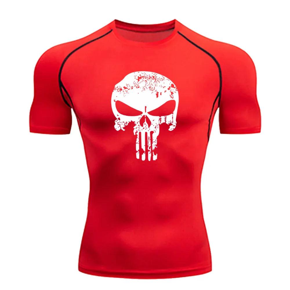 2026Compression Shirt for Men, Superhero T-Shirt, Quick-Drying, Breathable, Short-Sleeved, Outdoor Sports, Running, S-3XL