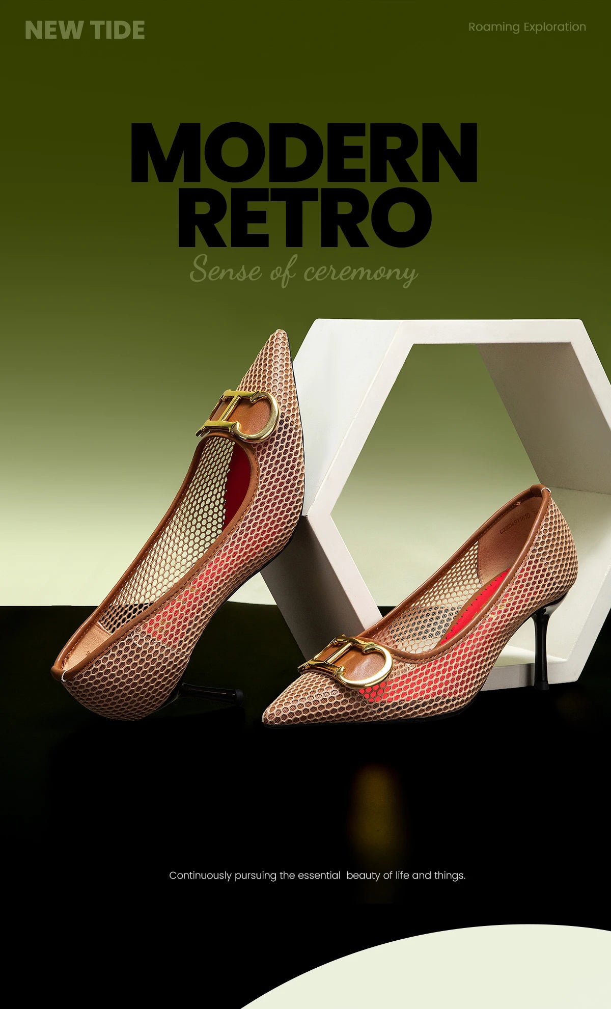 Women's Shoes 2025 Spring New Pointed Toe High Heels Mesh Upper Breathable Comfortable Summer Sandals