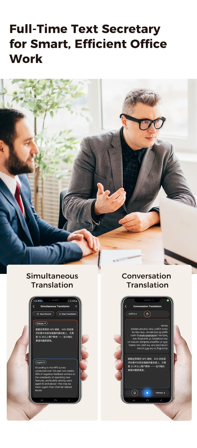 LYNHURD 4K AI Smart Camera Sunglasses with voice control, WiFi, and Bluetooth for high-definition shooting.