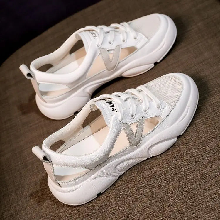 Women's Shoes On Offer With Stylish Cute Fashion Flat Casual Low Shoe Female Comfortable And Elegant Designer Summer White