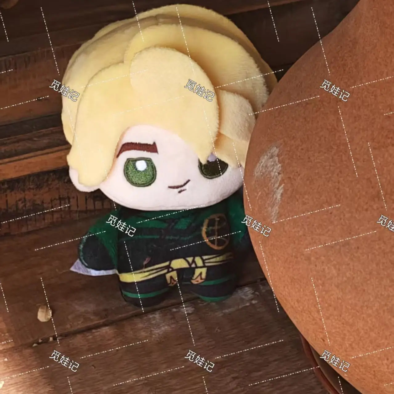 10CM Mini Doll Keychain Anime Role Lloyd Montgomerie Garmadon Soft Plush Doll Body Dress Up Stuffed Toy With a Sword Xmas Gift