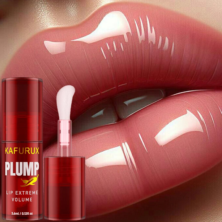 1PC Lip Plump Long Lasting Lip Oil Moisturizing Lip Gloss Serum Instant Volumising Essence Oil Repair Lip Fine Lines Increase El