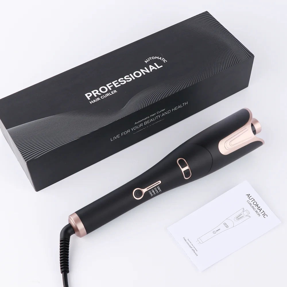 Auto Rotating Ceramic Hair Curler Automatic Curling Iron Styling Tool Hair Iron Curling Wand Air Spin and Curl Curler Hair Waver