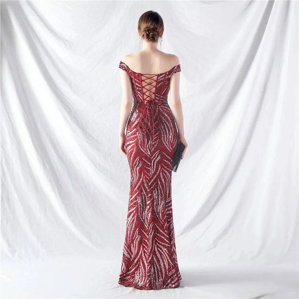 Elegant LYNHURD ball gown evening dress in a luxurious design for formal occasions and weddings.