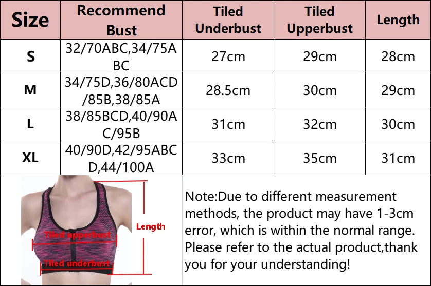 Breathable Sports Bra Top Fitness Women Brassiere Shockproof Padded Sport Bra Top Running Athletic Gym Push Up Bras Anti-sweat