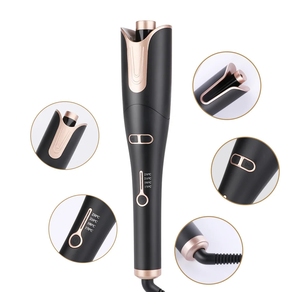 Auto Rotating Ceramic Hair Curler Automatic Curling Iron Styling Tool Hair Iron Curling Wand Air Spin and Curl Curler Hair Waver