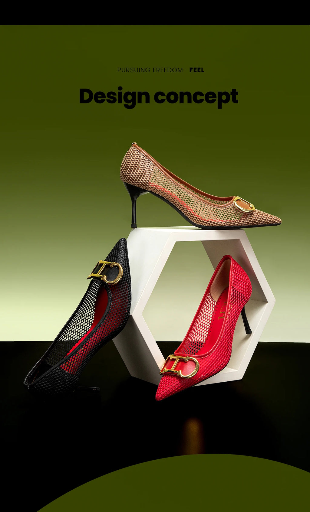 Women's Shoes 2025 Spring New Pointed Toe High Heels Mesh Upper Breathable Comfortable Summer Sandals