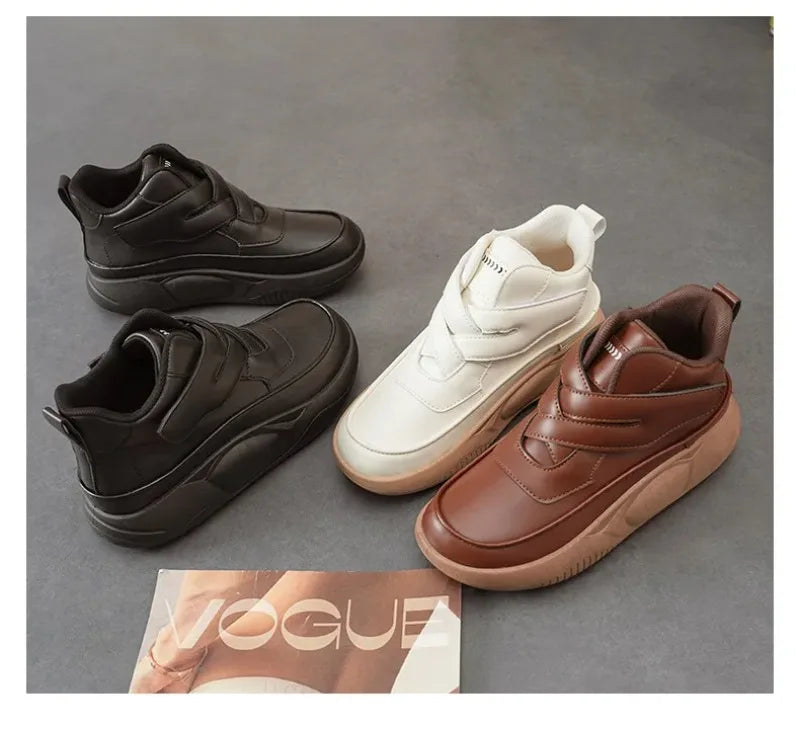 Women's Shoes Fashion High Top Casual Shoes High Quality Chunky Sneaker for Woman Comfort Soft Sole Walking Shoes Zapatos Mujer