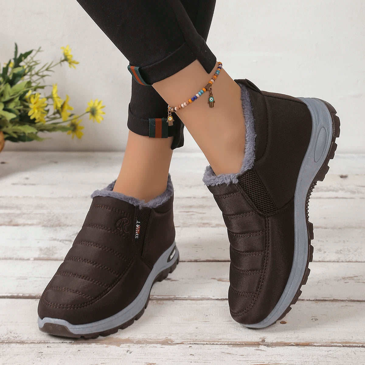 Women's shoes  Autumn witnter  Casual cotton Warm Wear Resistant Chunky Sole Affordable Free shipping