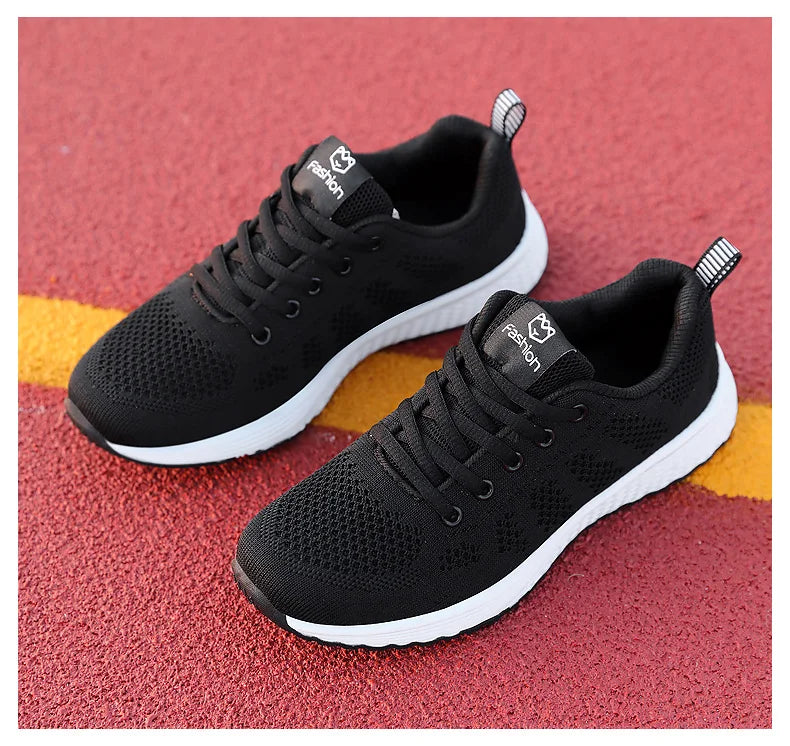 Women Sport Shoes Fashion Platform Sneakers Ladies Spring Summer Flats Running Shoes for Women Casual Shoes Mesh Jogging Tennis