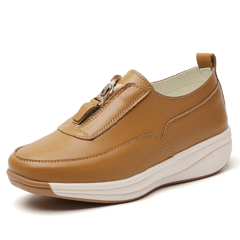 Women's Sports Shoes 2025 New White Shoes Woman Flats Casual Shoes Zapatillas De Mujer Flat Sneakers Casual Footwear Women