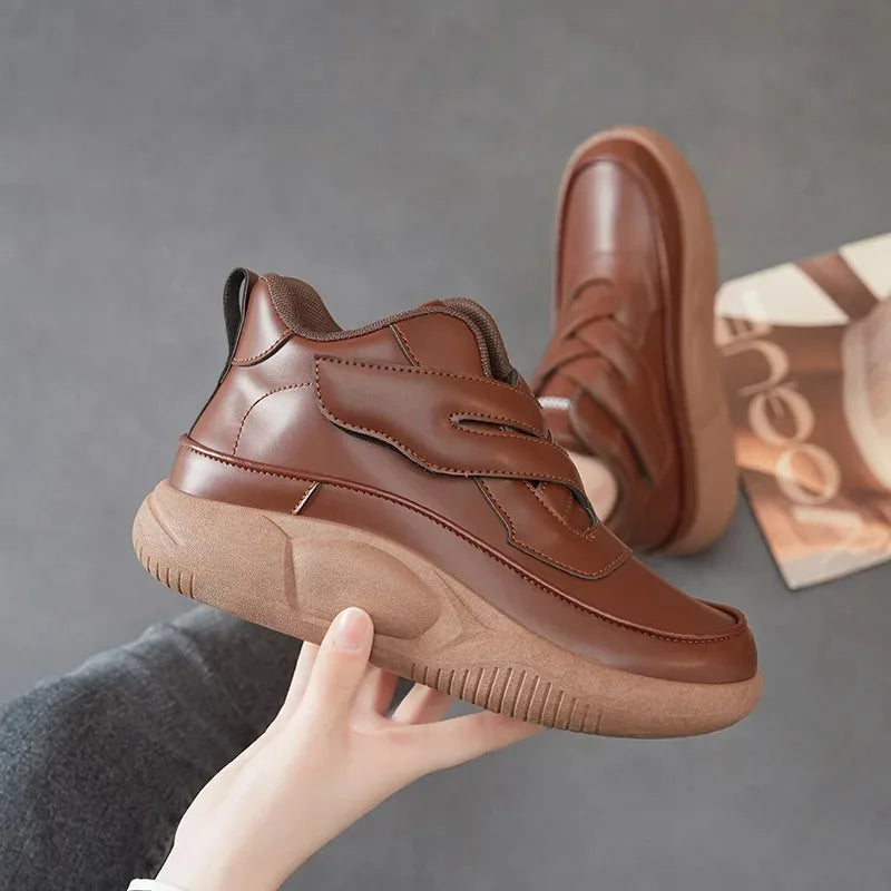 Women's Shoes Fashion High Top Casual Shoes High Quality Chunky Sneaker for Woman Comfort Soft Sole Walking Shoes Zapatos Mujer