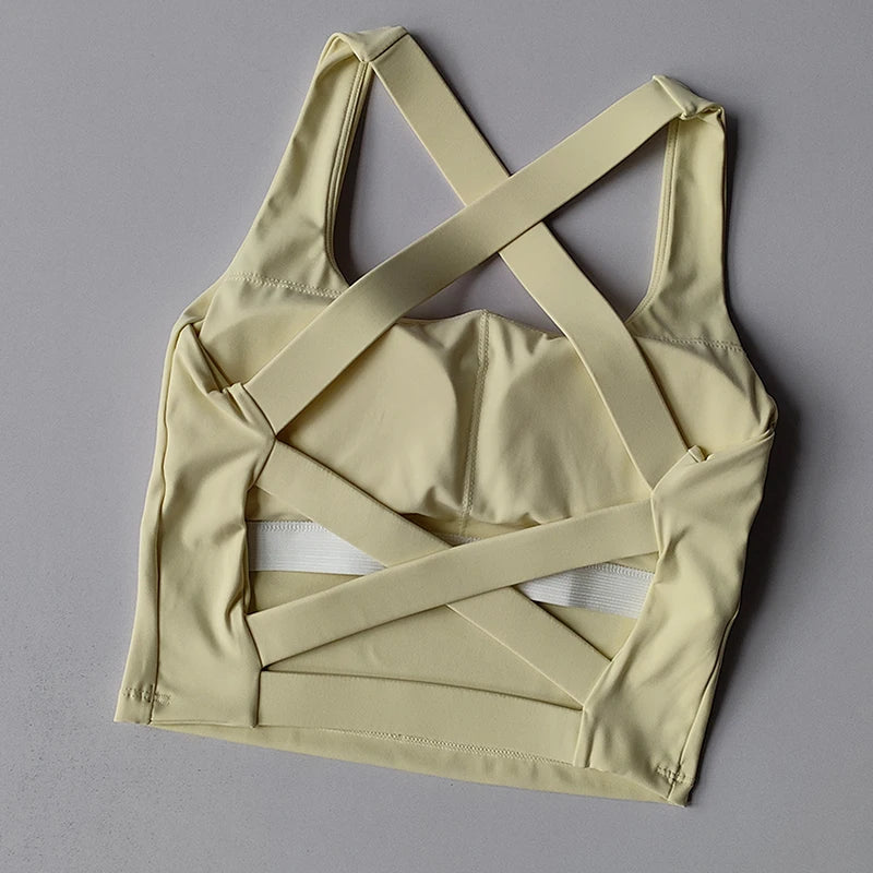 Women Sports Bra Top Push Up Fitness Yoga Bra Underwear Sport Tops For Women Breathable Running Vest Bralette Gym Wear Female