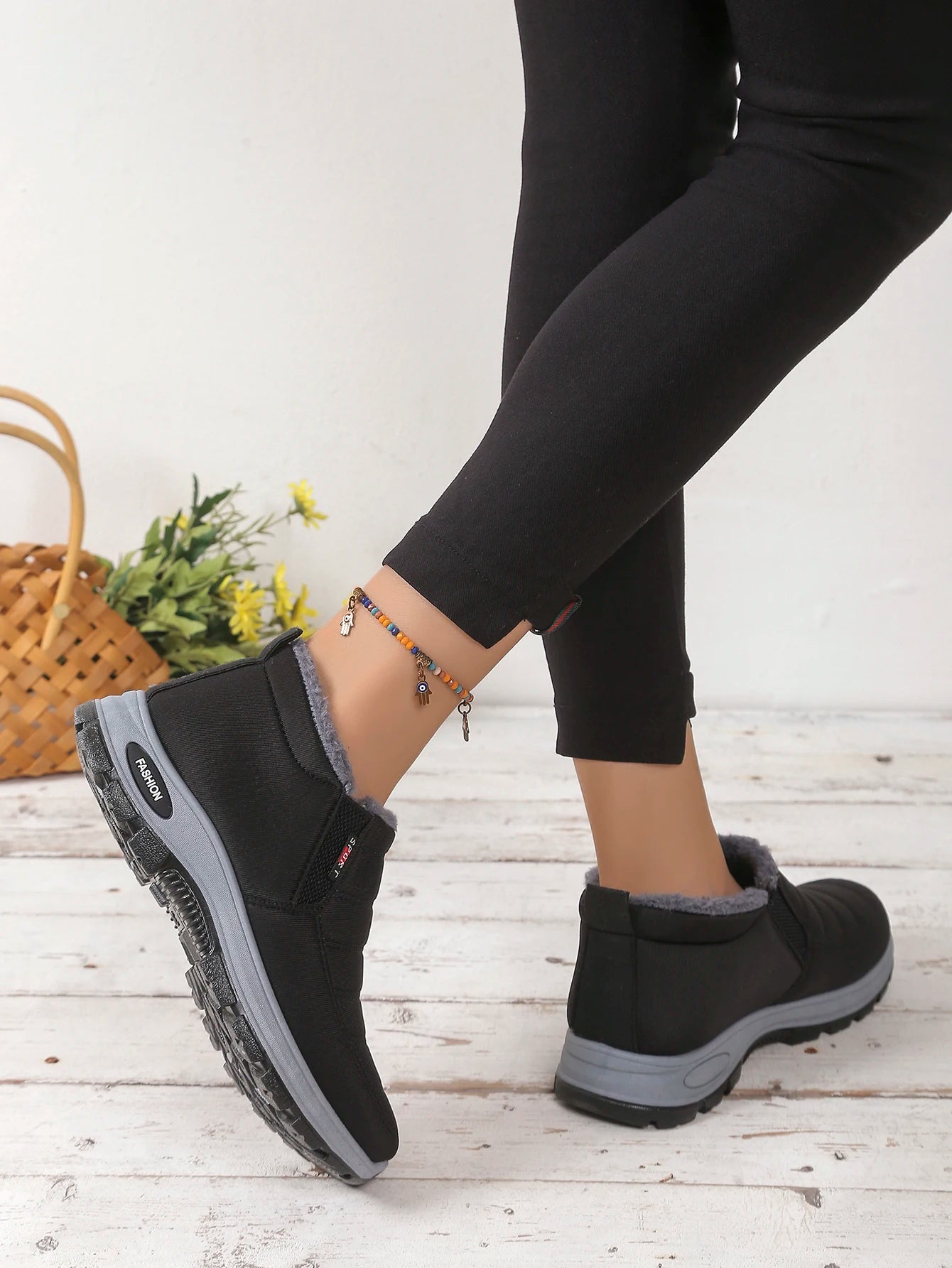 Women's shoes  Autumn witnter  Casual cotton Warm Wear Resistant Chunky Sole Affordable Free shipping