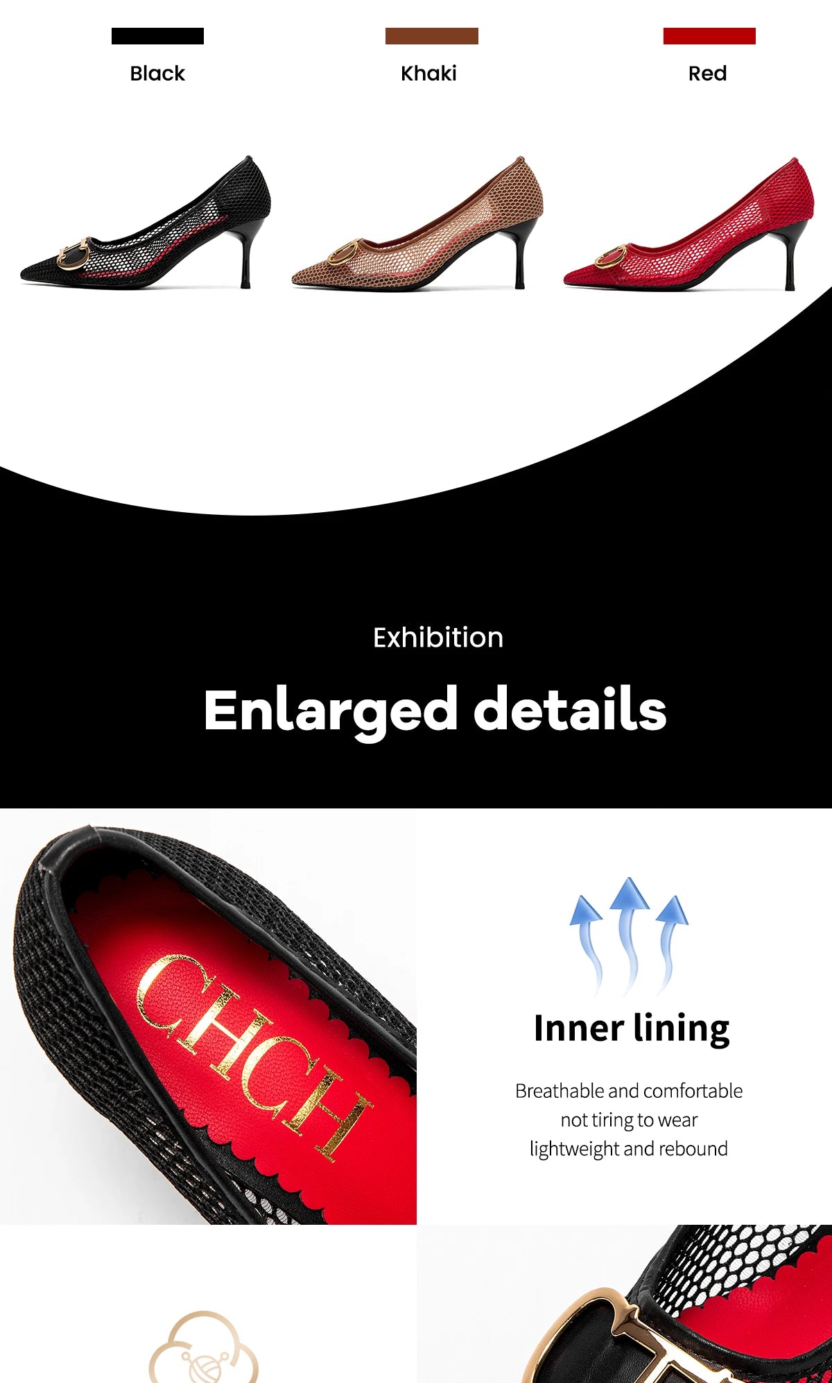 Women's Shoes 2025 Spring New Pointed Toe High Heels Mesh Upper Breathable Comfortable Summer Sandals