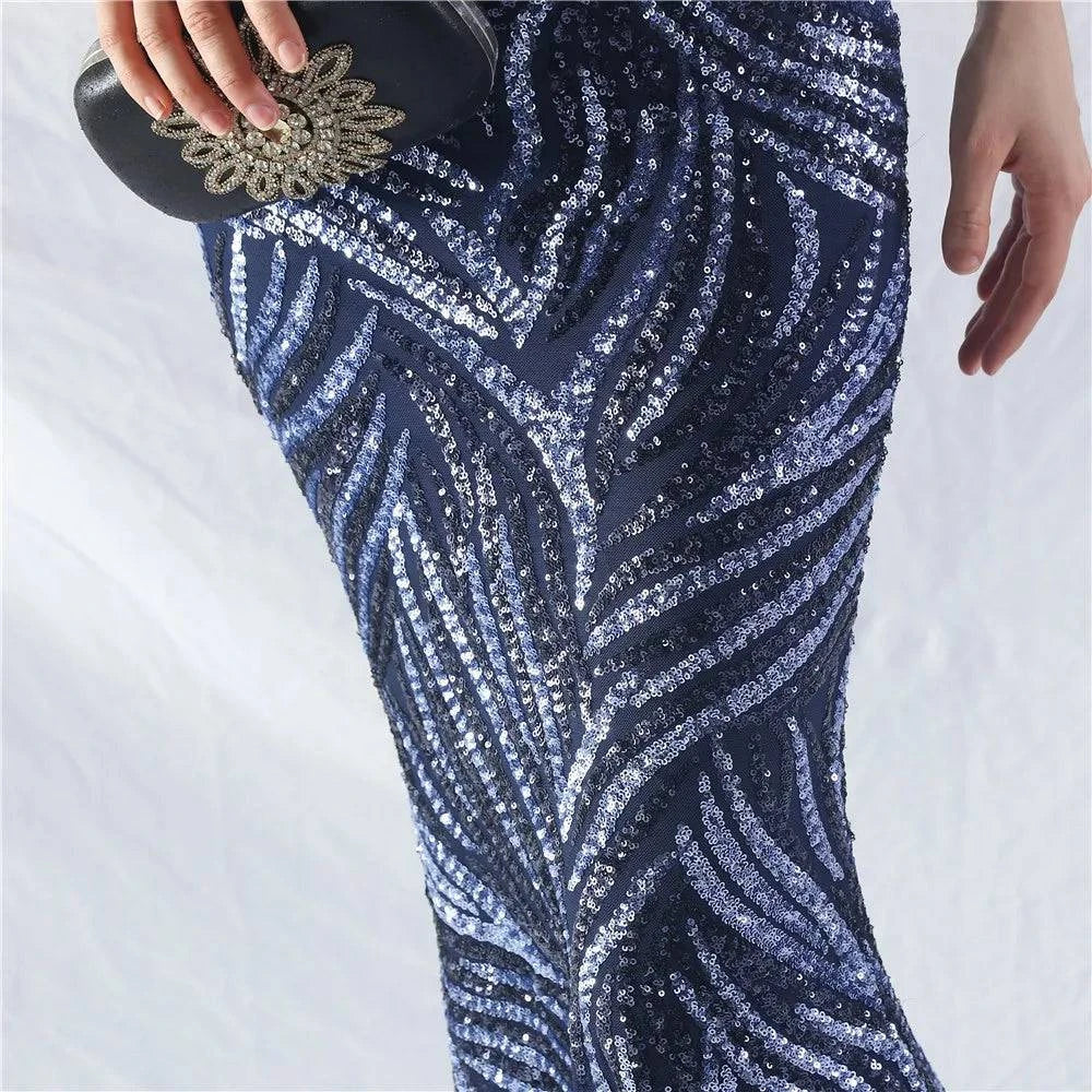 Elegant LYNHURD! ball gown evening dress in luxurious fabric, perfect for formal occasions like weddings and proms.