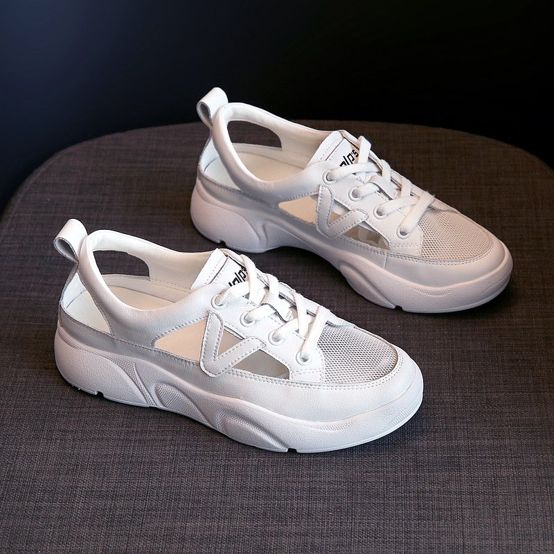 Women's Shoes On Offer With Stylish Cute Fashion Flat Casual Low Shoe Female Comfortable And Elegant Designer Summer White