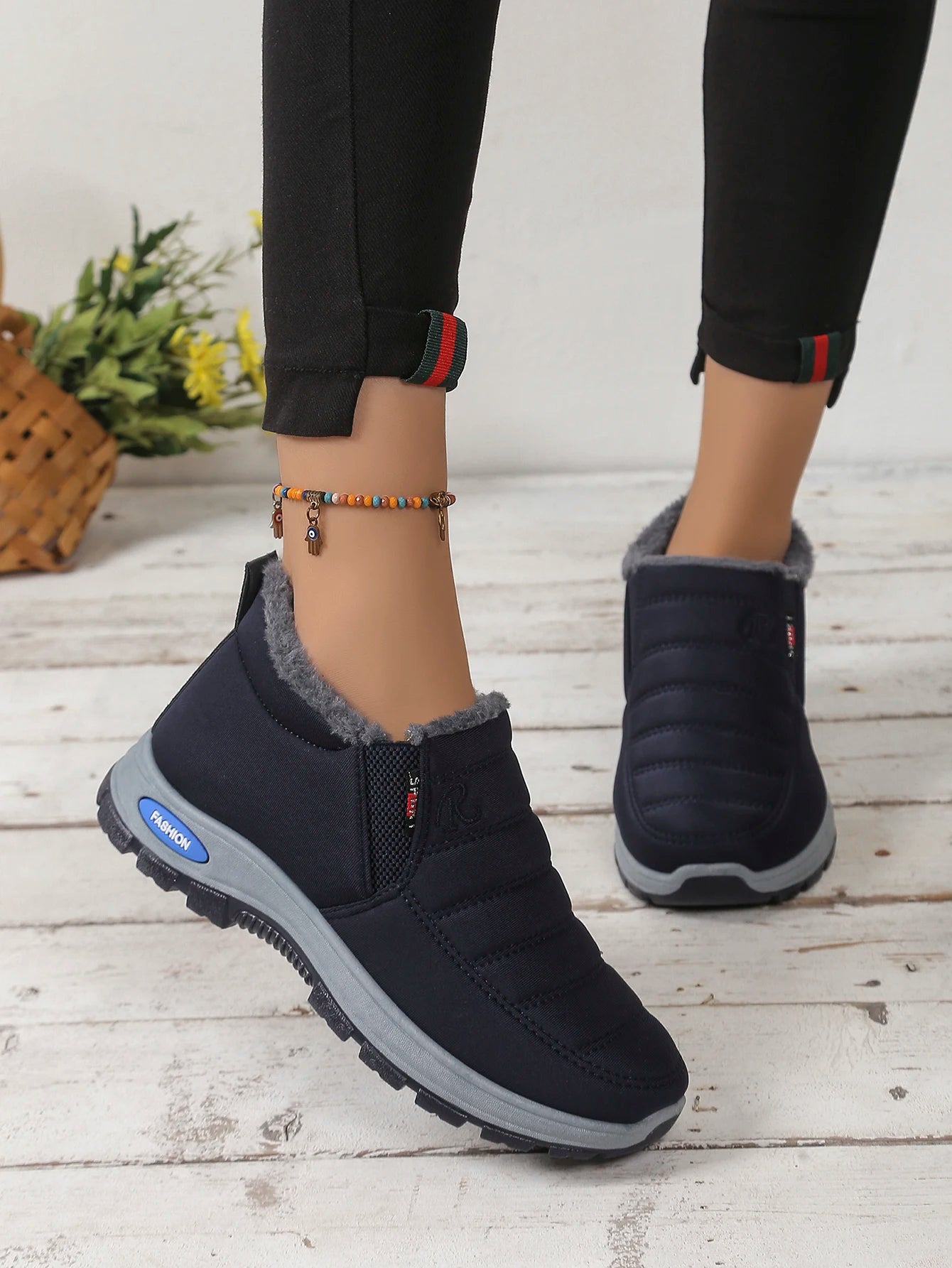 Women's shoes  Autumn witnter  Casual cotton Warm Wear Resistant Chunky Sole Affordable Free shipping