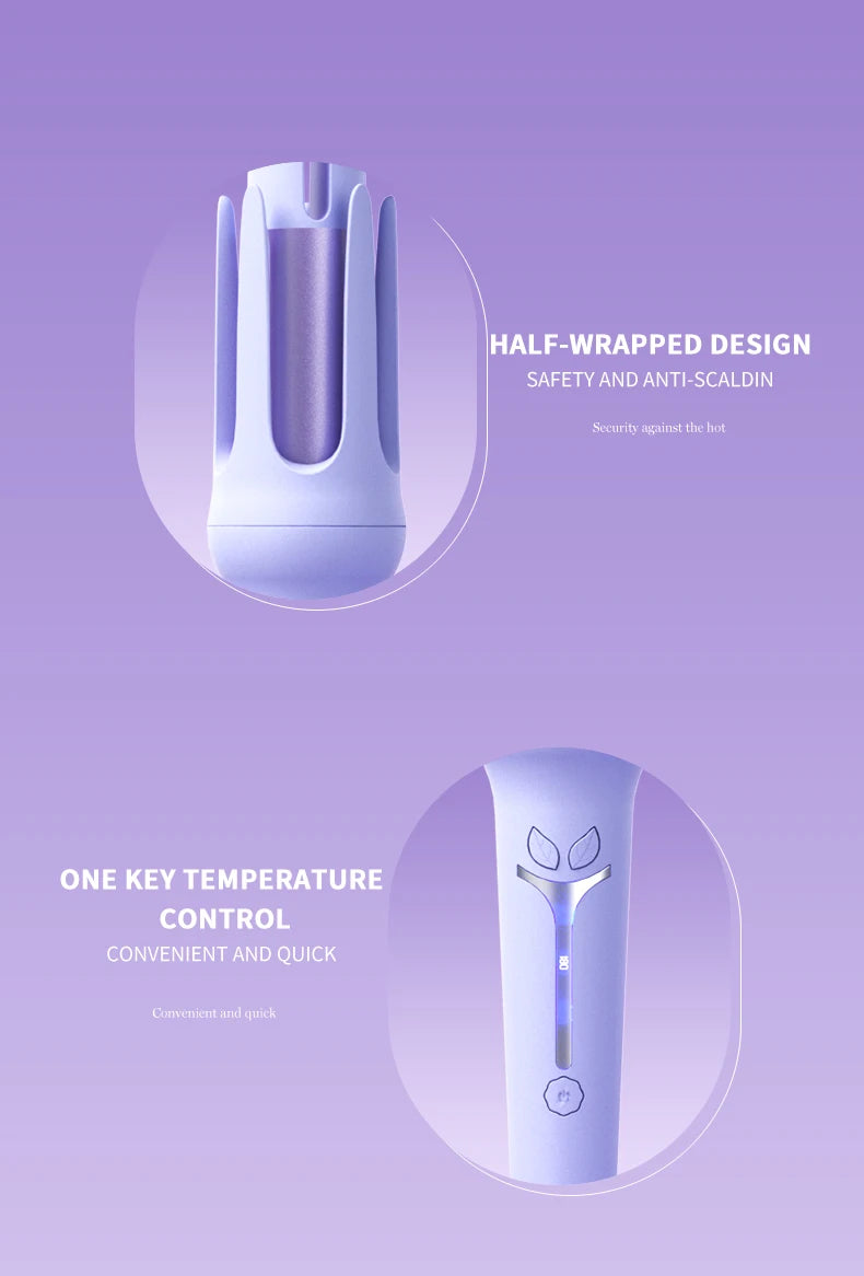 Automatic Curling Iron 32 mm Big Roll Anion  Ceramic Hair Curler 4-Speed Adjustable  Fast Heating Fashion Styling Tools