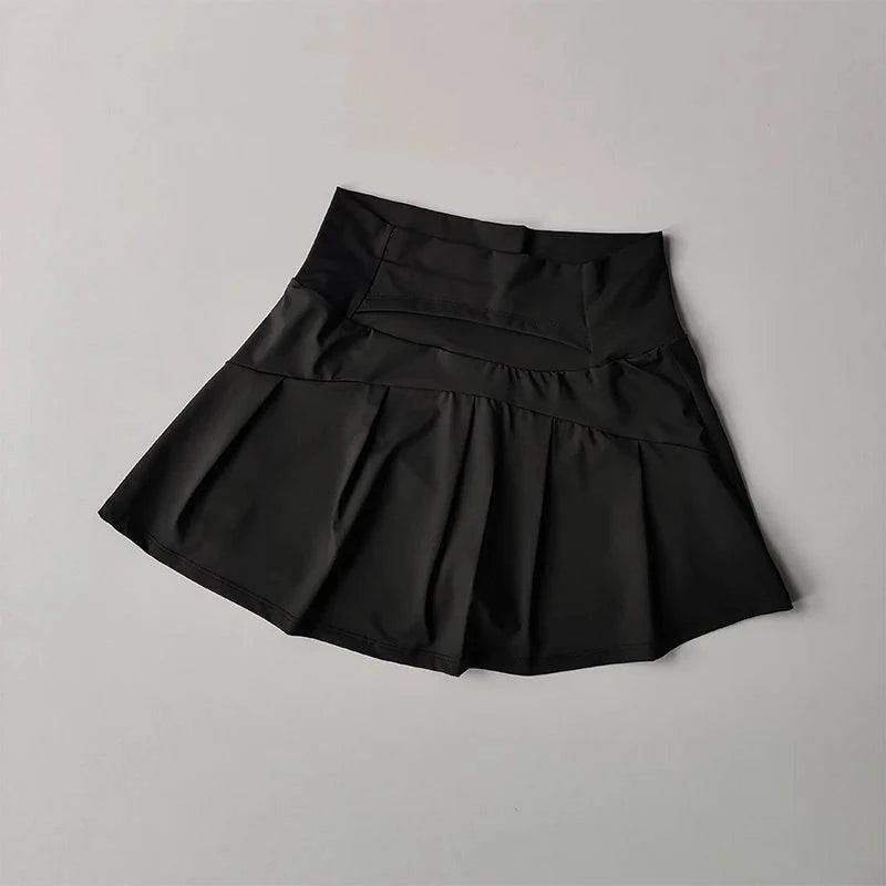Women's high waist sports short skirt by LYNHURD, designed for yoga, running, and tennis in a quick-dry fabric.