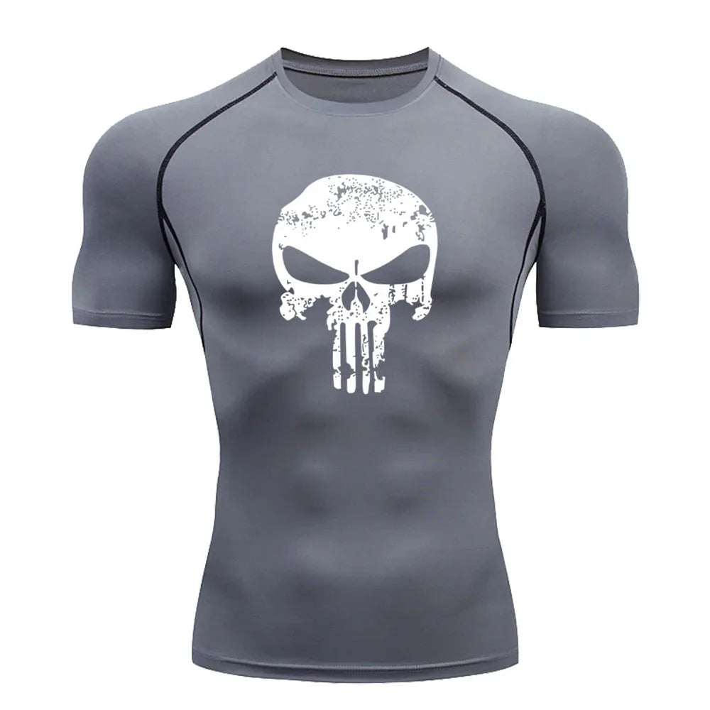 2026Compression Shirt for Men, Superhero T-Shirt, Quick-Drying, Breathable, Short-Sleeved, Outdoor Sports, Running, S-3XL