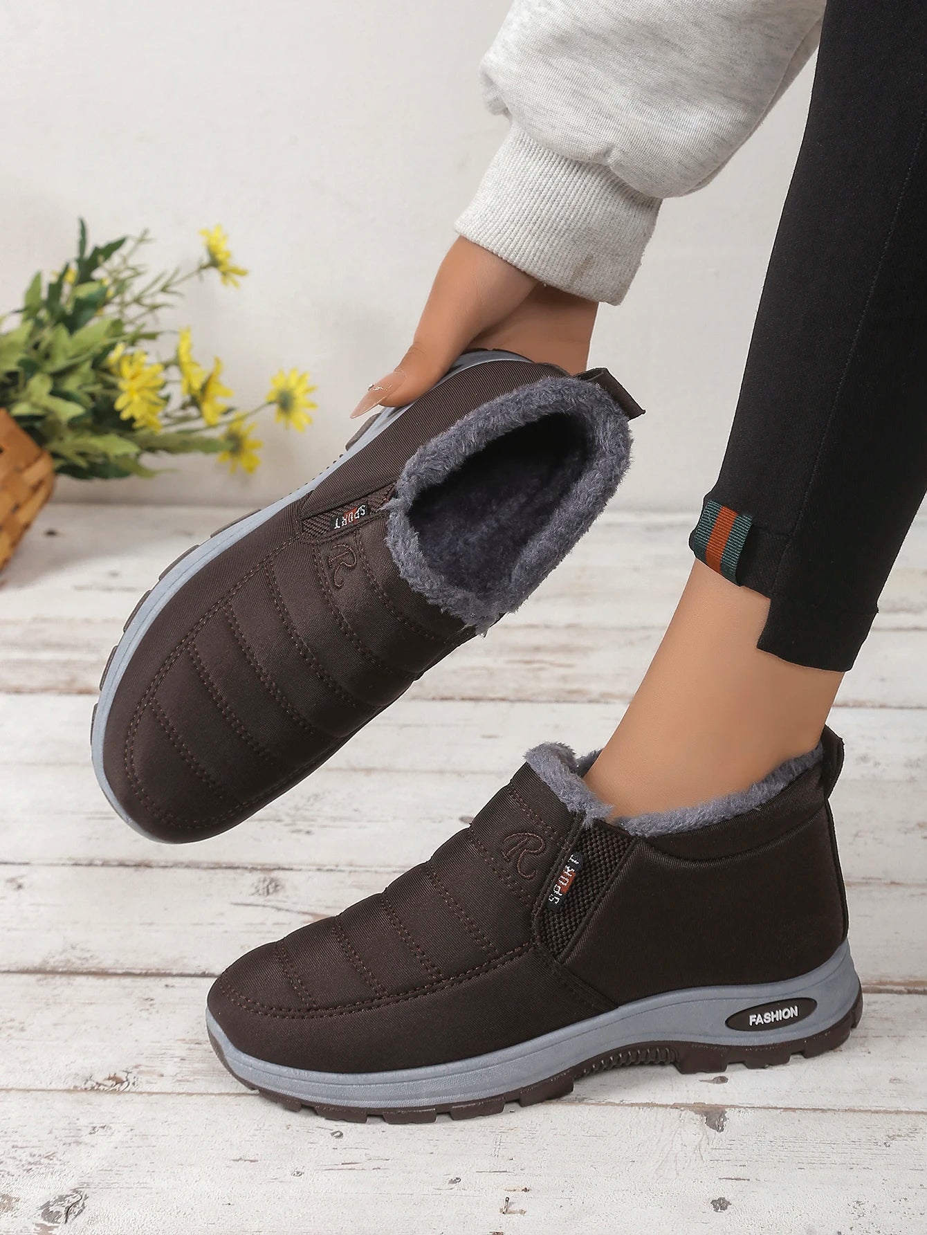 Women's shoes  Autumn witnter  Casual cotton Warm Wear Resistant Chunky Sole Affordable Free shipping