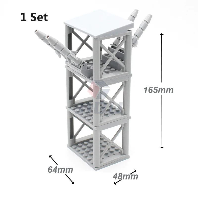 WW2 Military Base Soldiers Army Figures Weapon Accessories Building Block Guns Barbed Wire Sandbags PUBG Sence Series MOC Bricks