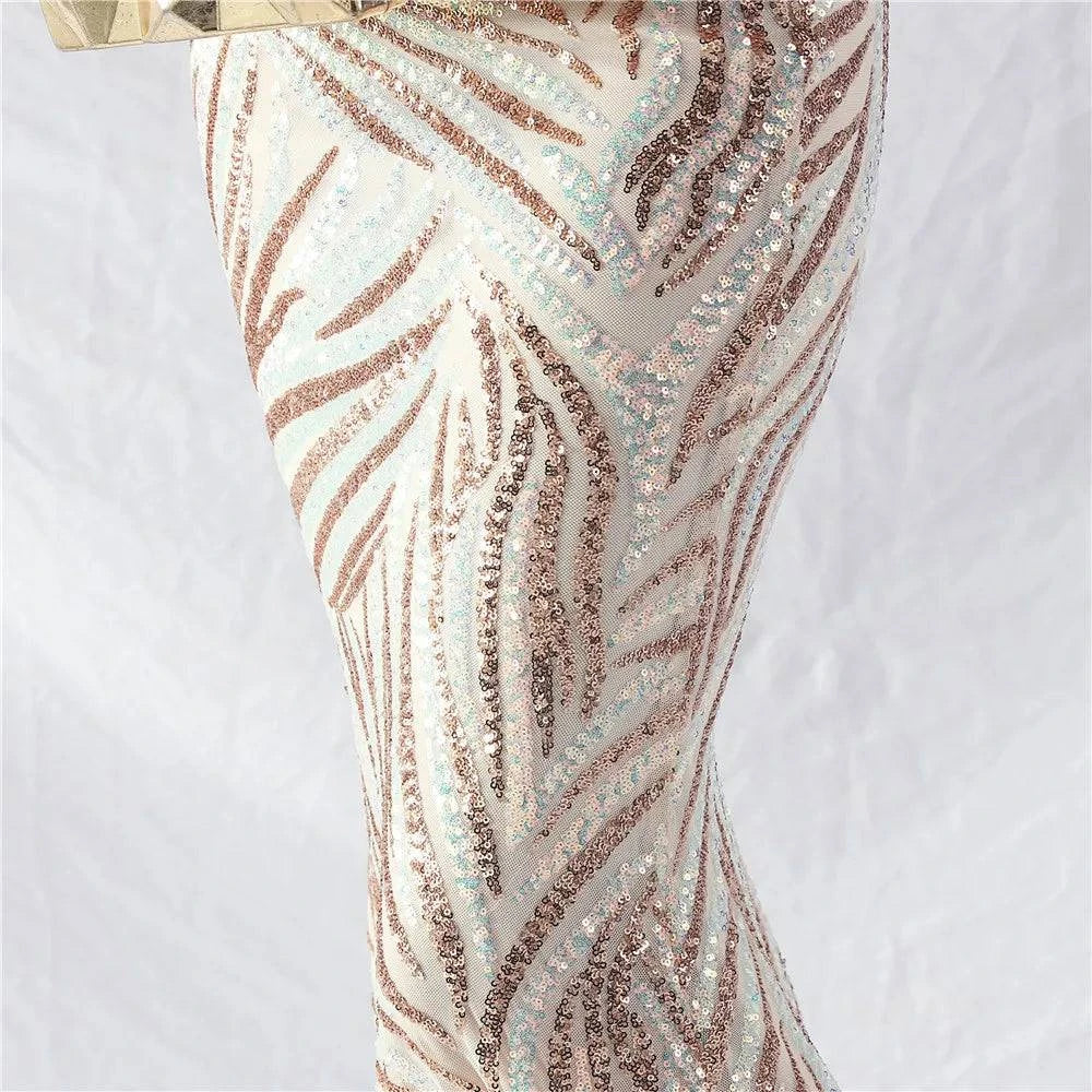 Elegant LYNHURD ball gown evening dress for formal occasions, featuring flowing fabric and intricate detailing in rich color.