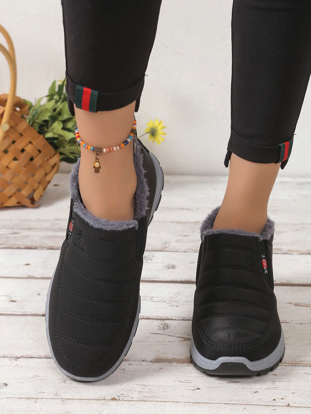 Women's shoes  Autumn witnter  Casual cotton Warm Wear Resistant Chunky Sole Affordable Free shipping