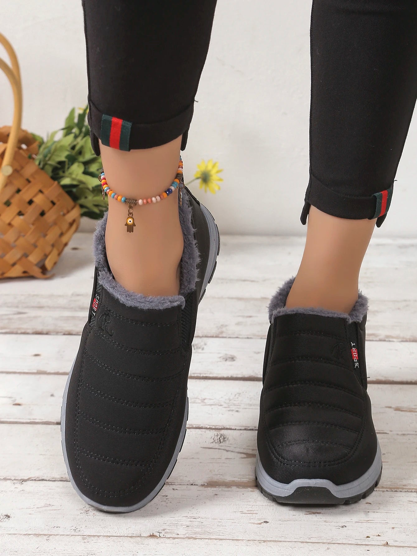 Women's shoes  Autumn witnter  Casual cotton Warm Wear Resistant Chunky Sole Affordable Free shipping