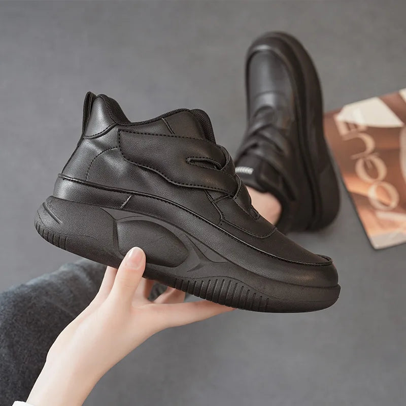 Women's Shoes Fashion High Top Casual Shoes High Quality Chunky Sneaker for Woman Comfort Soft Sole Walking Shoes Zapatos Mujer