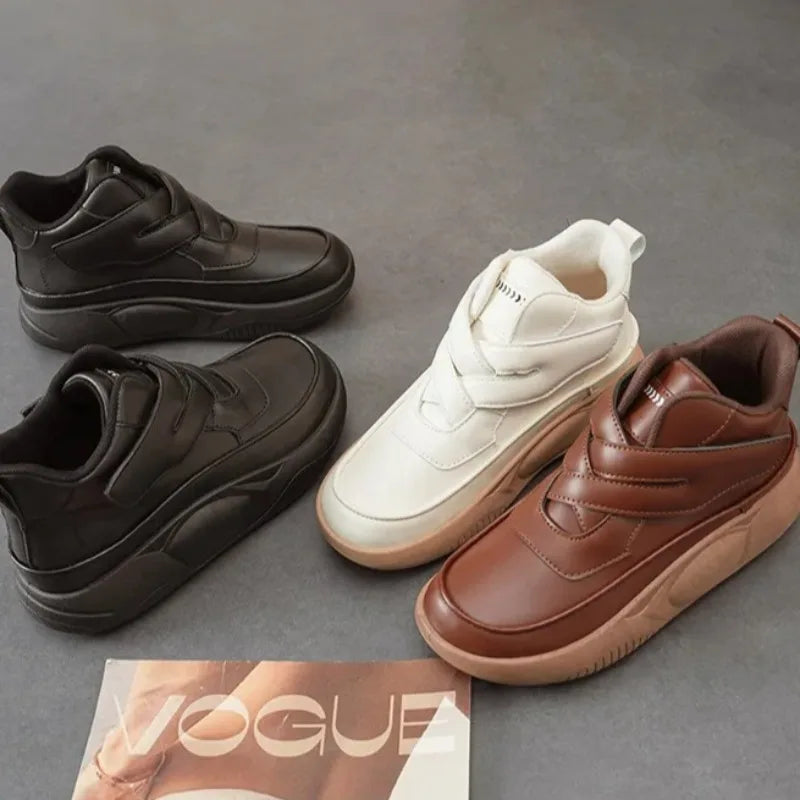 Women's Shoes Fashion High Top Casual Shoes High Quality Chunky Sneaker for Woman Comfort Soft Sole Walking Shoes Zapatos Mujer