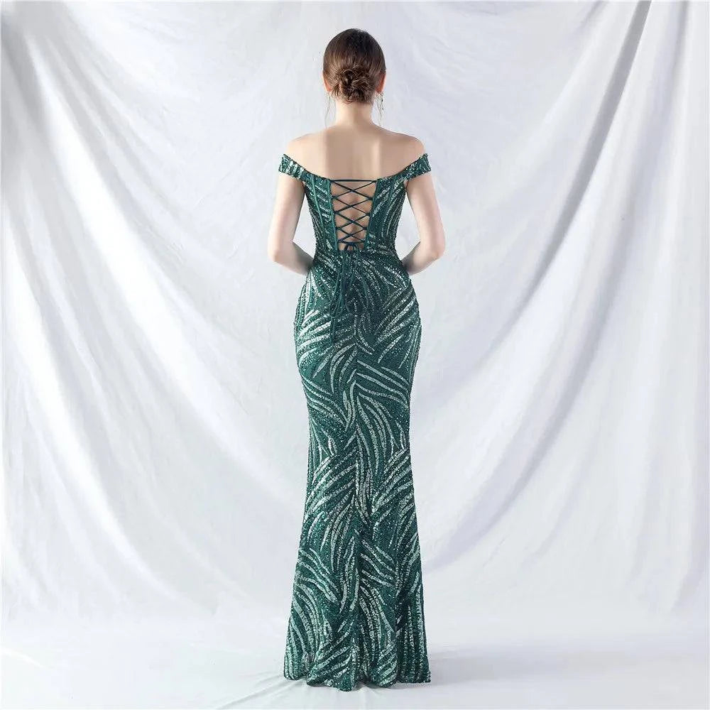 Elegant LYNHURD! ball gown evening dress for formal occasions, featuring luxurious fabric and a flattering silhouette.