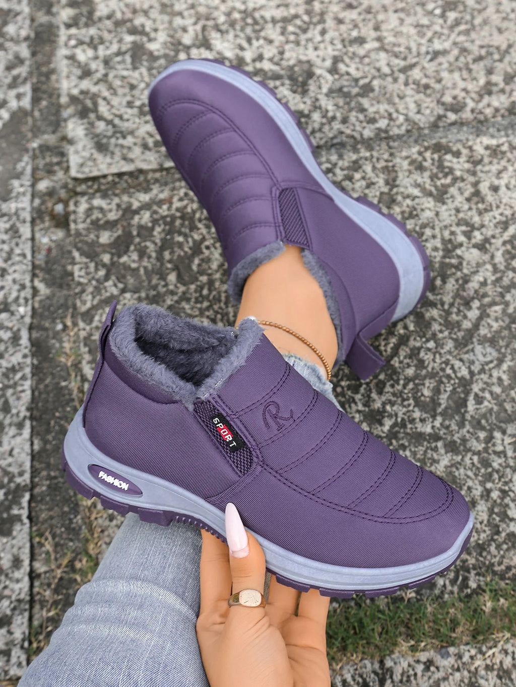 Women's shoes  Autumn witnter  Casual cotton Warm Wear Resistant Chunky Sole Affordable Free shipping