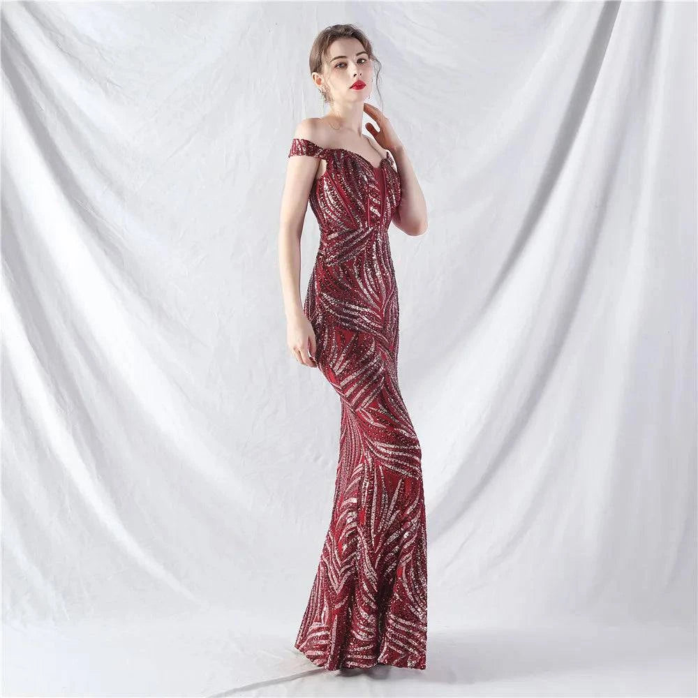 Elegant LYNHURD! ball gown evening dress for formal occasions, featuring luxurious fabric and a stunning design.