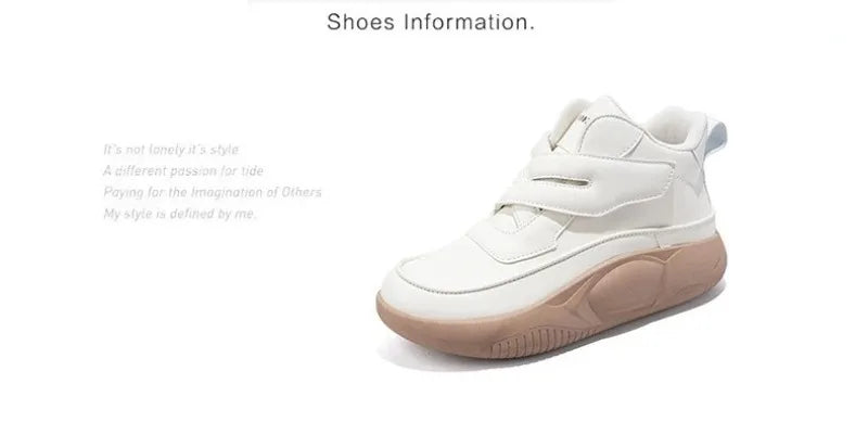 Women's Shoes Fashion High Top Casual Shoes High Quality Chunky Sneaker for Woman Comfort Soft Sole Walking Shoes Zapatos Mujer