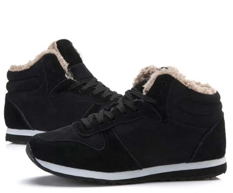 2023 Men Boots Winter  Sports Ankle Boots Thickened Plus Size Women Casual Fashion Short Boots Cotton Shoes Platform Snow Boots